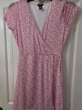 Rue21 Pink Floral Wrap Dress